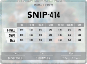 SNIP Jerseys Prices