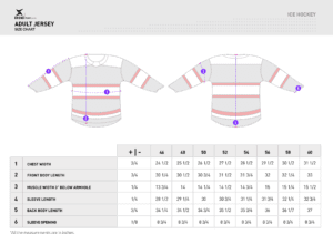 ice hockey size chart