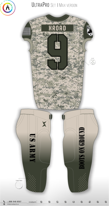 ultrapro+Set+max+usarmy+jersey+pant+back