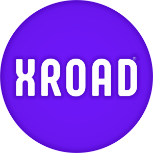 xraod text Purple